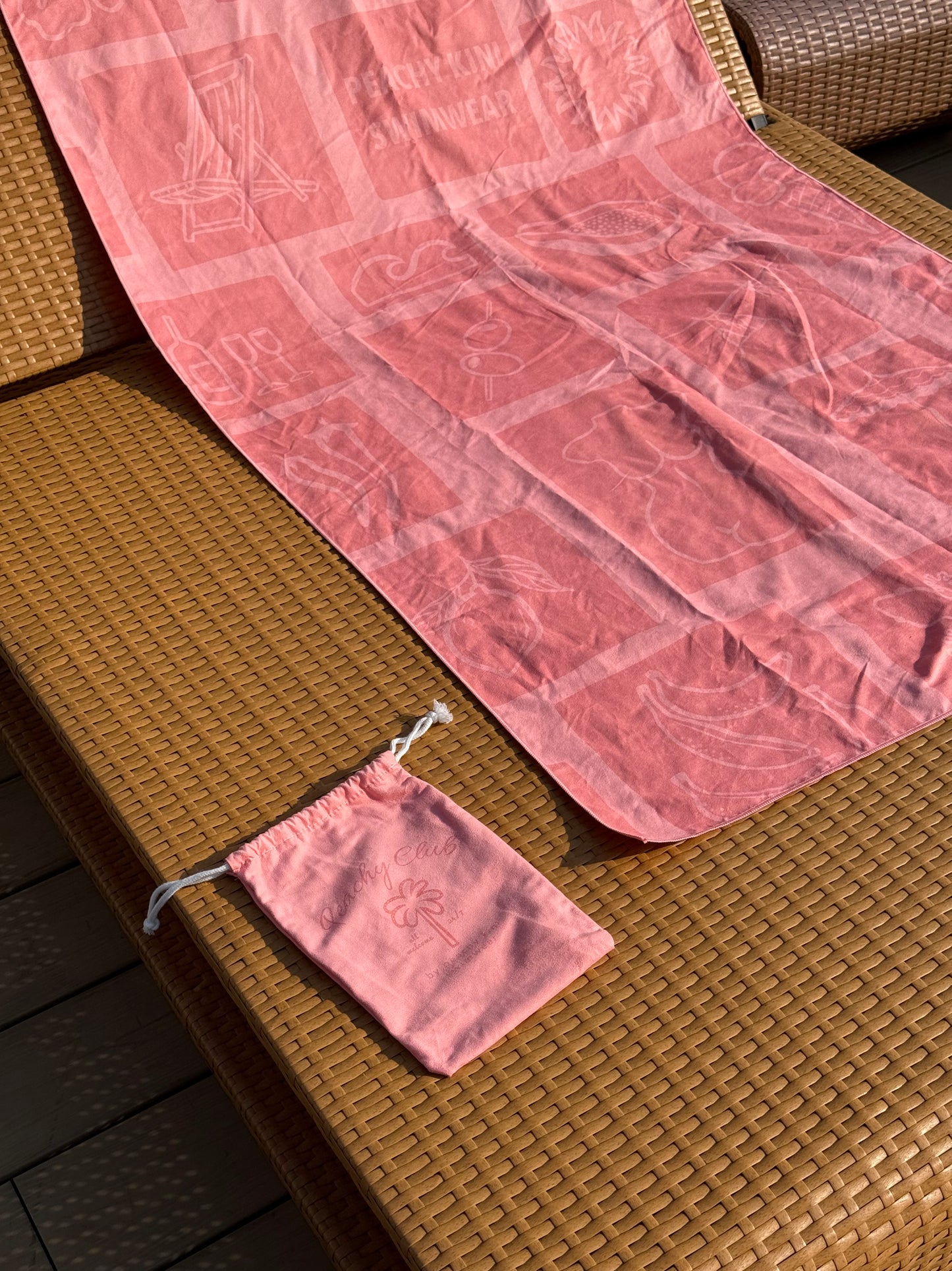 SERVIETTE EN MICROFIBRES - Peachy Club
