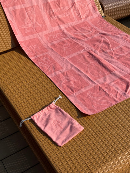 SERVIETTE EN MICROFIBRES - Peachy Club