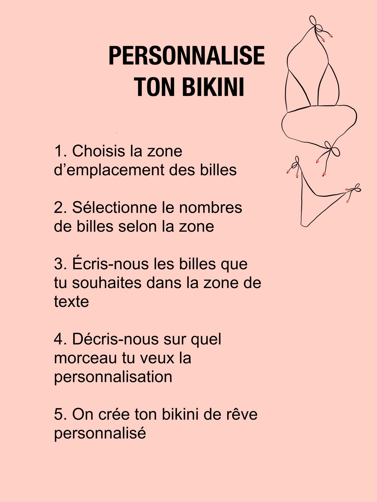Personnalise ton bikini