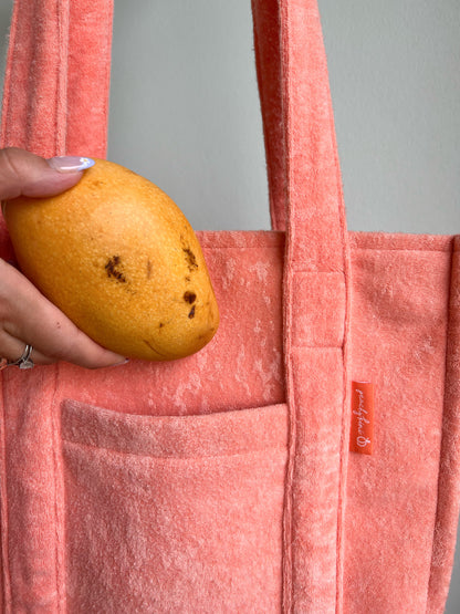 Terry bag - Peachy color