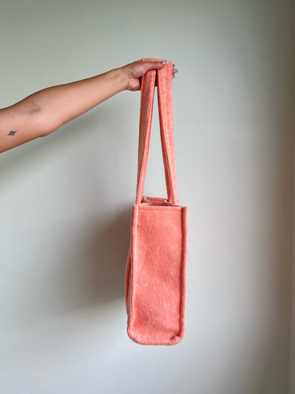 Terry bag - Peachy color